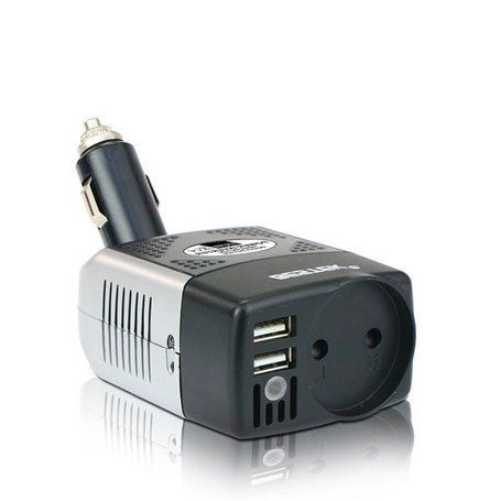 Bloc Onduleur Multiprise Protégé Mixte 250 Volts et USB 5 Volts sur Allume-Cigare 150 Watts Bestek - 1