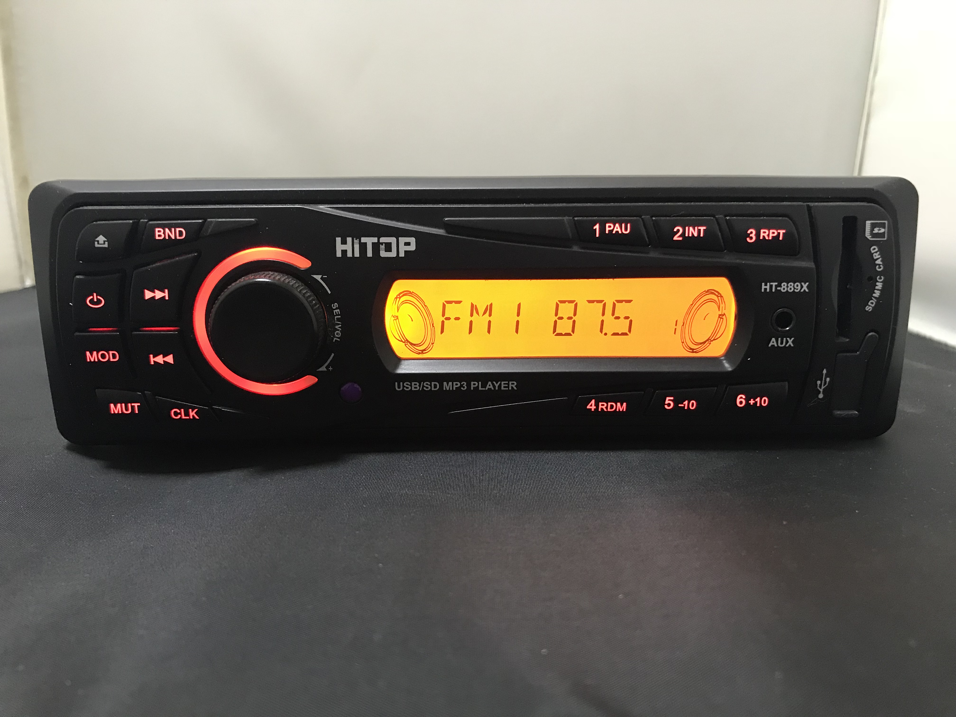 HT889 Car Radio Digital AM FM DAB RDS Digital Player MP3