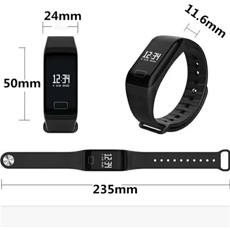 Montre Bracelet Intelligente Etanche pour Sports et Loisirs SF-F1 plus Stepfly - 6