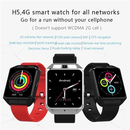 SF-H5 Montre Bracelet Intelligente GPS 4G Wifi Bluetooth Caméra Ecran Tactile Stepfly - 4