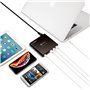 Smart 4-Port USB-A and USB-C Charging Station 87 Watts Quick Charger QC 3.0 PD 3.0 Lvsun - 2