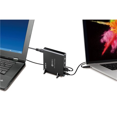 Station de Recharge Ultra-Rapide 80 Watts 4 Ports USB-A et 1 Port USB-C PD 3.0 et QC 3.0 Lvsun - 3