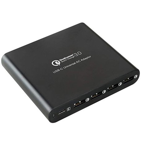 Smart 5-Port USB-A and USB-C Charging Station 80 Watts Quick Charger QC 3.0 PD 3.0 Lvsun - 5
