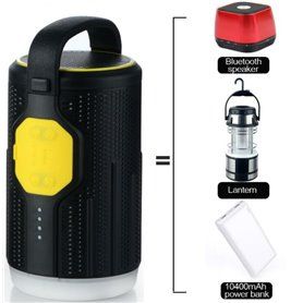 Lanterne Chargeur de Secours à Energie Solaire et Dynamo Abest - 1