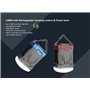 Lanterna de acampamento impermeável e bateria externa portátil 13000 mAh Abest - 6