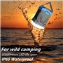 Lanterna de acampamento impermeável e bateria externa portátil 13000 mAh Abest - 3