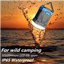 Linterna de camping a prueba de agua y batería externa portátil 13000 mAh Abest - 3