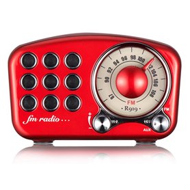 Mini Haut-Parleur Bluetooth Design Rétro et Radio-FM Fuyin - 1