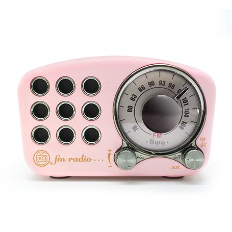 Mini Haut-Parleur Bluetooth Design Rétro et Radio-FM Fuyin - 3