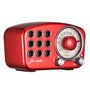 Alto-falante Bluetooth com design retro e rádio FM R919-B Fuyin - 7