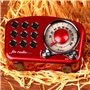 Alto-falante Bluetooth com design retro e rádio FM R919-B Fuyin - 8