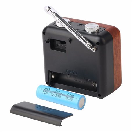 Altoparlante Bluetooth Mini design retrò e radio FM R917-A Fuyin - 10