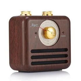Retro Design Bluetooth Speaker with FM-Radio R917-B Fuyin - 1