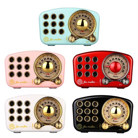 R919-B Retro Design Bluetooth Speaker with FM-Radio R919-B