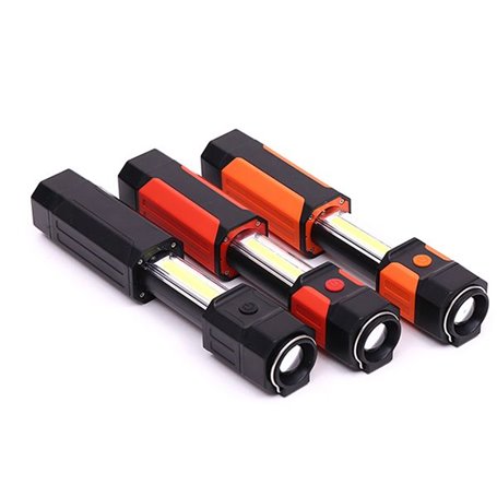 Lampe Torche de Poche à Double Eclairage LED CREE XPE & COB Hailite - 5