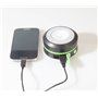 Lanterna de acampamento solar com iluminação LED dobrável e bateria externa ... Jufeng - 1