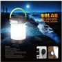 Linterna de camping solar con iluminación LED plegable y batería externa ... Jufeng - 3