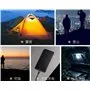 Lanterne de Camping Solaire à Eclairage LED et Batterie Externe Portable 2000 mAh Jufeng - 5