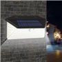 HF-050 Lanterna solar de parede com iluminação LED e detecção de mo...