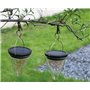 Lanterna solar suspensa LED com design cônico Jufeng - 7
