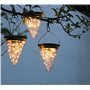 Lanterna solar suspensa LED com design cônico Jufeng - 6