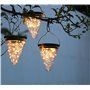 Lanterne Suspendue Solaire à Eclairage LED Design Conique Jufeng - 6
