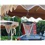 Lanterna solar suspensa LED com design cônico Jufeng - 4