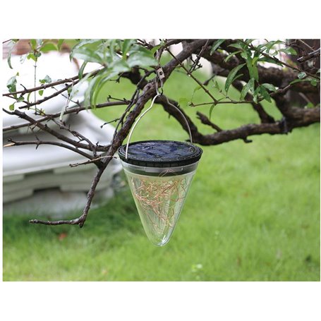 HF-045 LED hängende Solarlaterne mit konischem Design