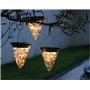 Lanterna solar suspensa LED com design cônico Jufeng - 12