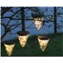 Lanterna solar suspensa LED com design cônico Jufeng - 13