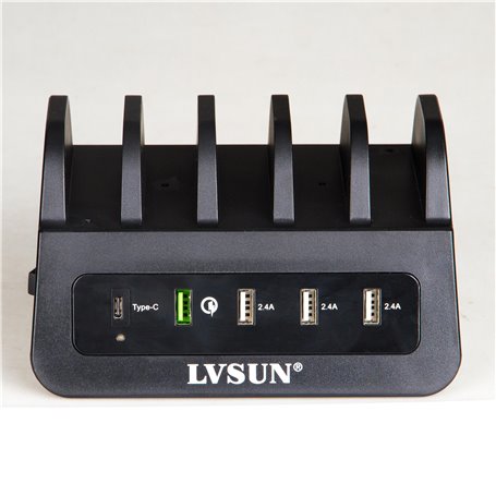 Station de Recharge Intelligente 10 Ports USB 60 Watts Lvsun - 1