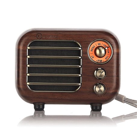 Retro Design Bluetooth Speaker with FM-Radio Fuyin - 2