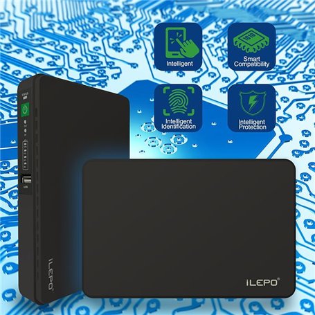 Batterie Externe Portable 8800 mAh et Mini POE 430P UPS Système d'Alimentation Sans Coupure Intelligent W023 Ilepo - 7