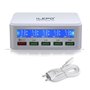 Inteligentna stacja ładująca 5 portów USB 50 W z funkcją szybkiego ładowania QC 3.0 Ilepo - 1