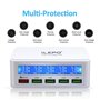 Station de Recharge Intelligente 5 Ports USB 50 Watts avec Recharge Rapide QC 3.0 Ilepo - 5