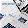 Inteligentna stacja ładująca 5 portów USB 50 W z funkcją szybkiego ładowania QC 3.0 Ilepo - 14