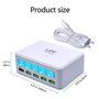 Smart Charging Station 5 Ports USB 50 Watts with Quick Charging QC 3.0 Ilepo - 20