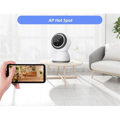 Caméra HD-IP Wifi Infrarouge Pan/Tilt Suivi Auto 2.0 M Full HD AP-308ZY-2MP-GA Sunivision - 7