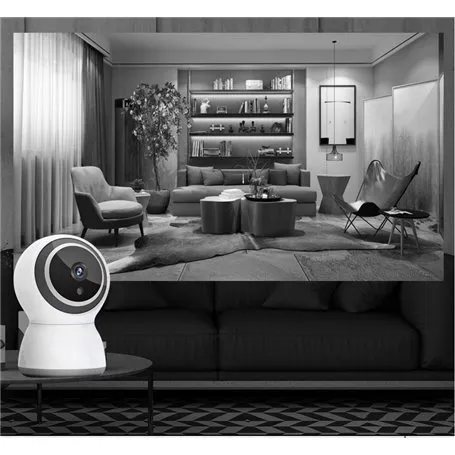 Câmera HDIP Wi-Fi Infravermelho Inteligente Pan / Tilt Rastreamento Automático 2.0 Megapixel Full HD 1920x1080p AP-308ZY-2MP-GA 