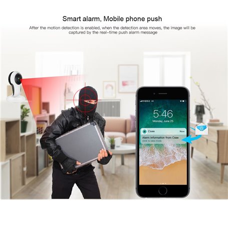 Caméra HD-IP Wifi Infrarouge Pan/Tilt Suivi Auto 2.0 M Full HD AP-K2-20GKGL Sunivision - 4