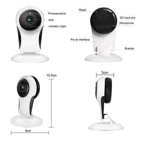 Caméra HD-IP Wifi Infrarouge Pan/Tilt Suivi Auto 2.0 M Full HD AP-K2-20GKGL Sunivision - 7