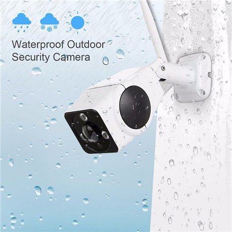 Caméra HD-IP Wifi Infrarouge de Sécurité Intelligente 4G GSM 2.0 Megapixel Full HD Sunivision - 4