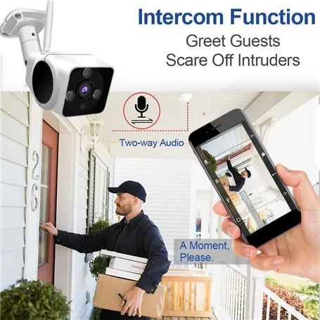 4G GSM 2.0 Megapixel Full HD 1920x1080p Smart Security Câmera infravermelha Wifi HD-IP Sunivision - 7