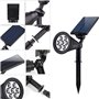 Projetor solar à prova d'água com iluminação LED a pé para jardim e caminho RR-FLA04-150 SZ Royal Tech - 2