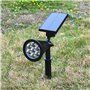 Proyector solar impermeable con iluminación LED a pie para jardín y sendero RR-FLA04-150 SZ Royal Tech - 5