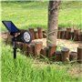 Proyector solar impermeable con iluminación LED a pie para jardín y sendero RR-FLA04-150 SZ Royal Tech - 6