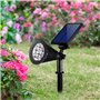 Projetor solar à prova d'água com iluminação LED a pé para jardim e caminho RR-FLA04-150 SZ Royal Tech - 8