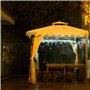 RR-BY200 Luzes LED solares à prova d'água com 200 LEDs brancos RR-B...