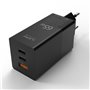 Estação de carregamento inteligente 1 porta USB-A e 2 portas USB-C de 65 watts com carregamento rápido PD 3.0 & QC 4.0 Ilepo - 1