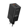 Estação de carregamento inteligente 1 porta USB-A e 2 portas USB-C de 65 watts com carregamento rápido PD 3.0 & QC 4.0 Ilepo - 1